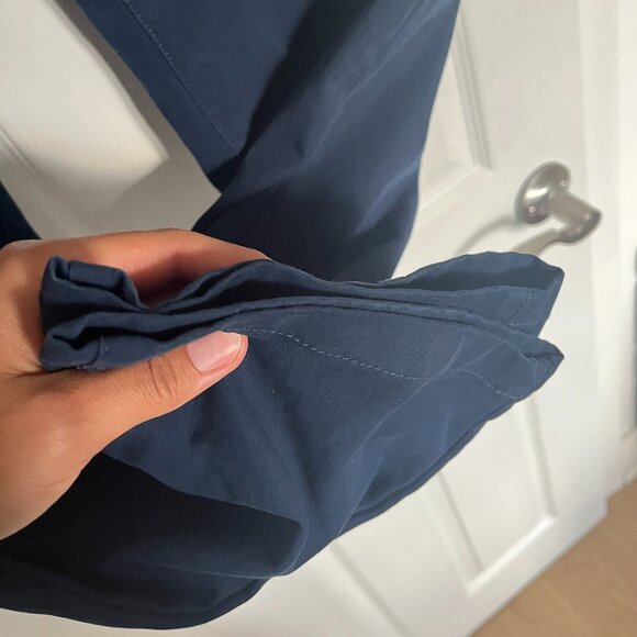 Old Navy Ultimate Tech Straight Trousers - Navy - Picture 7 of 8